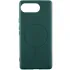 Чохол Silicone Cover Lakshmi (AA) with Magnetic Fit для Google Pixel 10a – Зелений / Dark green. Фото 1 з 1
