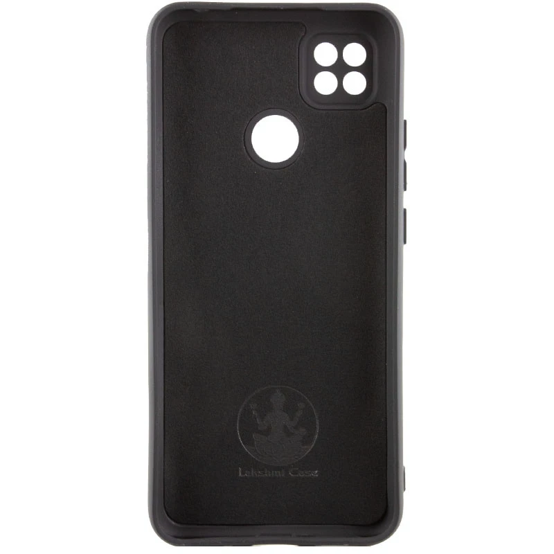 Чохол Silicone Case Lakshmi Plus з закритою камерою на Xiaomi Redmi 9C – Чорний / Black. Фото 2 з 4