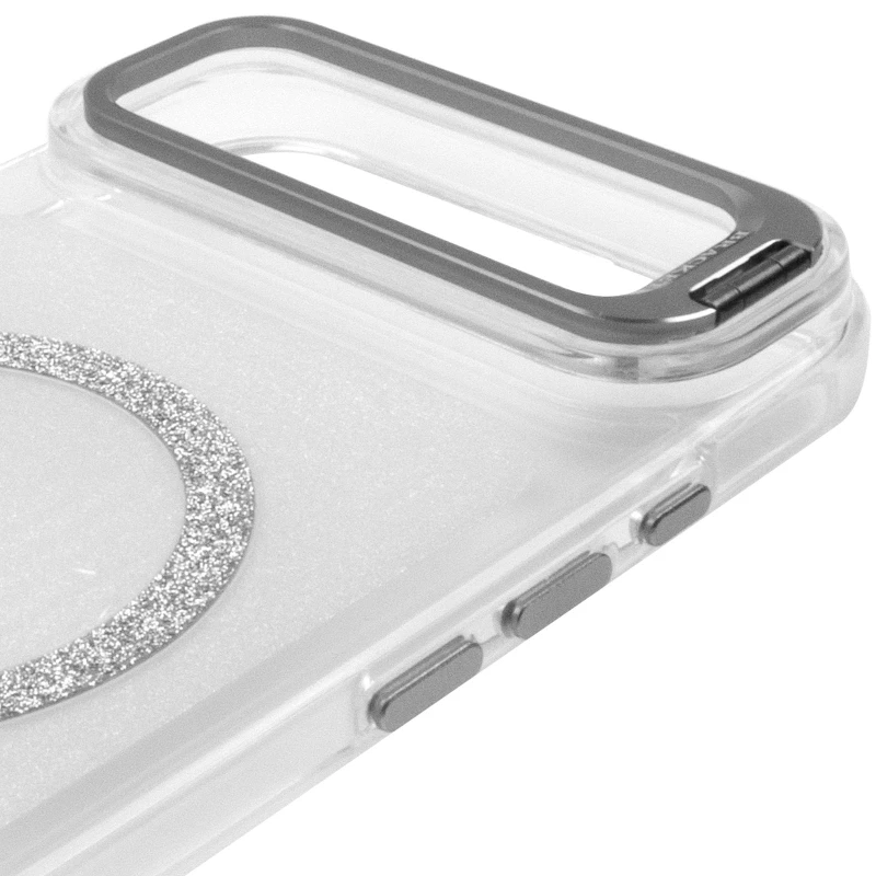 Чехол TPU+PC Jewel Sparkle with MagSafe для Apple iPhone 17 Air (6.5") – Diamond White. Фото 6 из 8