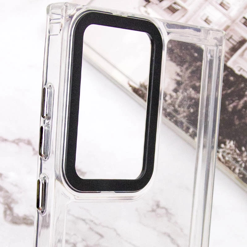 Кольоровий чохол TPU+PC на Samsung Galaxy S24 Ultra – Clear. Фото 4 з 9