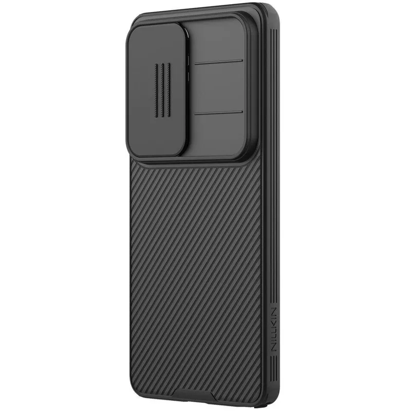Карбована накладка Nillkin Pro зі шторкою для камери на Samsung Galaxy S26 Ultra – Black. Фото 2 з 5