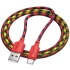Дата кабель Hoco X116 Meridian USB to Type-C 3A (1m) – Gradient Red Mix. Фото 4 з 6