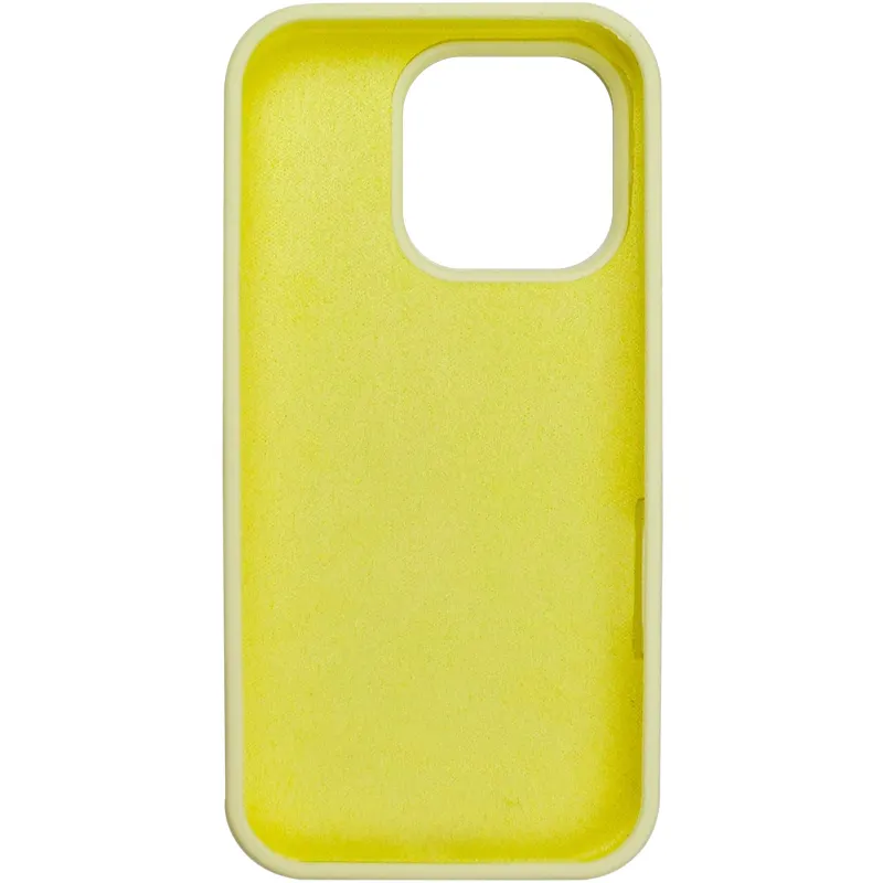 Чехол Silk Full Protective (AA) NO LOGO для Apple iPhone 16 Pro Max – Желтый / Mellow Yellow. Фото 7 из 9
