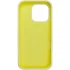 Чохол з закритим низом Silicone Case на Apple iPhone 16 Pro – Жовтий / Mellow Yellow. Фото 6 з 9
