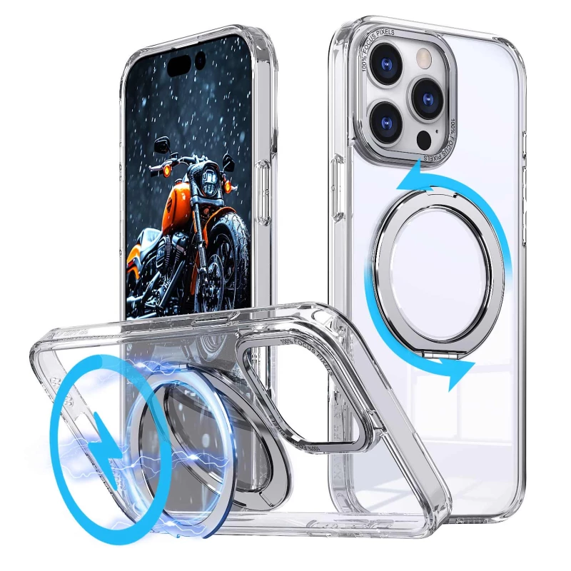 Чехол Empire with MagSafe and Ring для Apple iPhone 12 Pro Max (6.7") – Clear. Фото 2 из 7