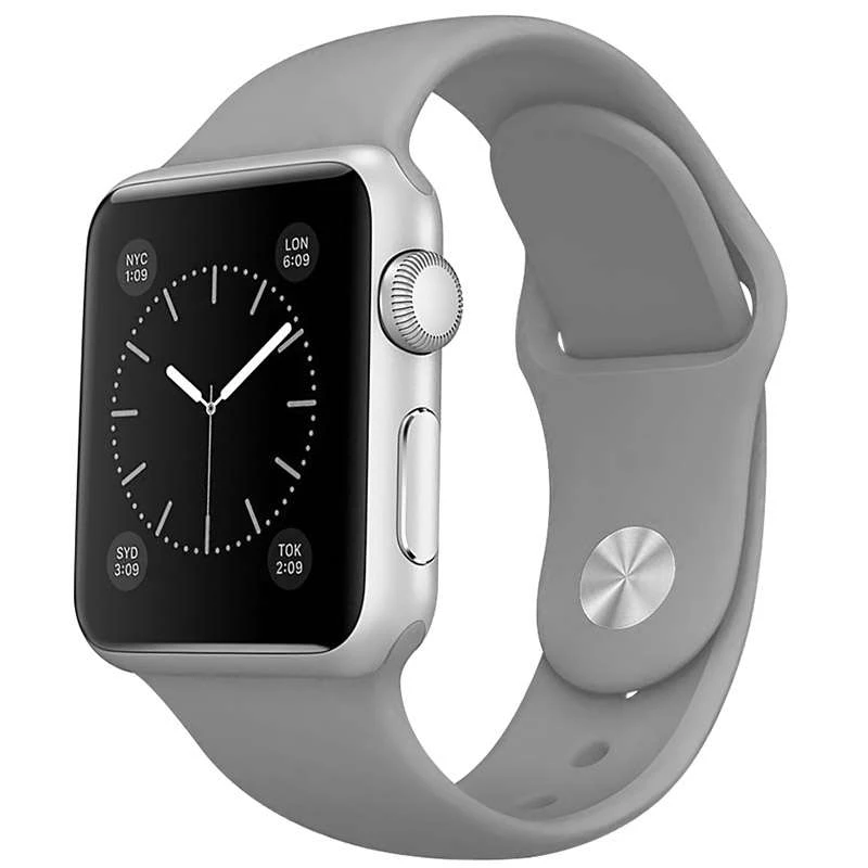 

Ремінець Sport Design для Apple watch 42mm / 44mm (Сірий / Gray)