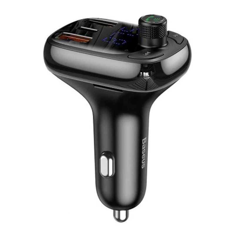 АЗУ FM-модулятор Baseus T typed S-13 (PPS QC) 2USB + Type-C (CCTM) фото 1 из 1