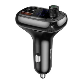 АЗУ FM-модулятор Baseus T typed S-13 (PPS QC) 2USB + Type-C (CCTM) фото 1 из 1
