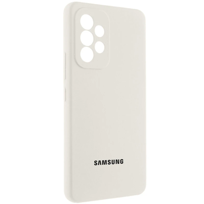 Чохол Silicone Case Lakshmi Premium L з закритою камерою на Samsung Galaxy A33 5G – Білий / White. Фото 1 з 1