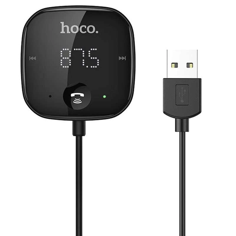 

Bluetooth FM ресівер HOCO E65 Unity car transmitter (BT, TF, AUX)