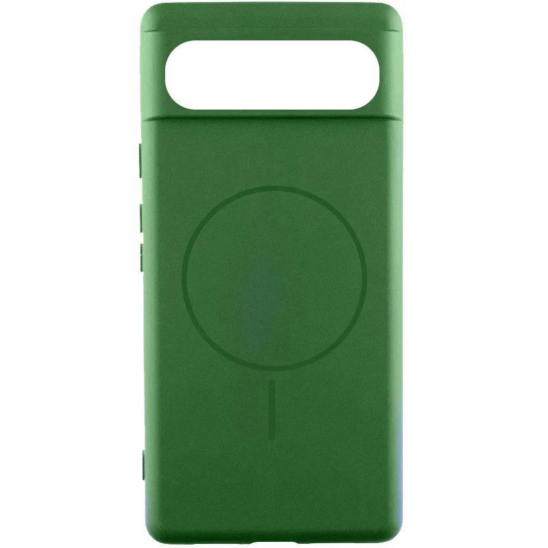 Силиконовый чехол Lakshmi MagFit для Google Pixel 9 – Зеленый / Dark green. Фото 1 из 8