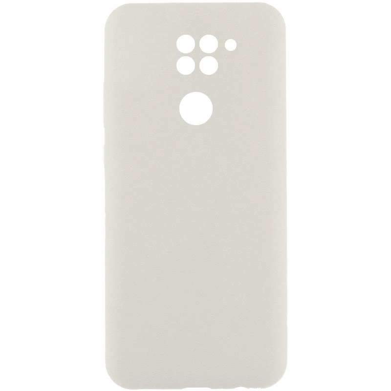 Чехол Silicone Case Lakshmi Premium з закритою камерою на Xiaomi Redmi Note 9 / Redmi 10X – Белый / White. Фото 1 из 1