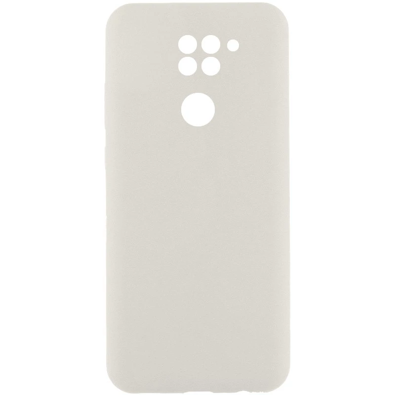 Чохол Silicone Case Lakshmi Premium з закритою камерою на Xiaomi Redmi Note 9 / Redmi 10X – Білий / White. Фото 1 з 1