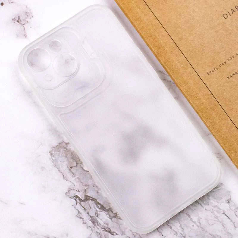 TPU+PC чехол OpenCam для Apple iPhone 13 (6.1") – Белый. Фото 6 из 7
