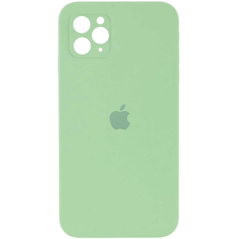 

Чохол Silicone Case Square з захистом камери на Apple iPhone 11 Pro (5.8") (М'ятний / Mint)