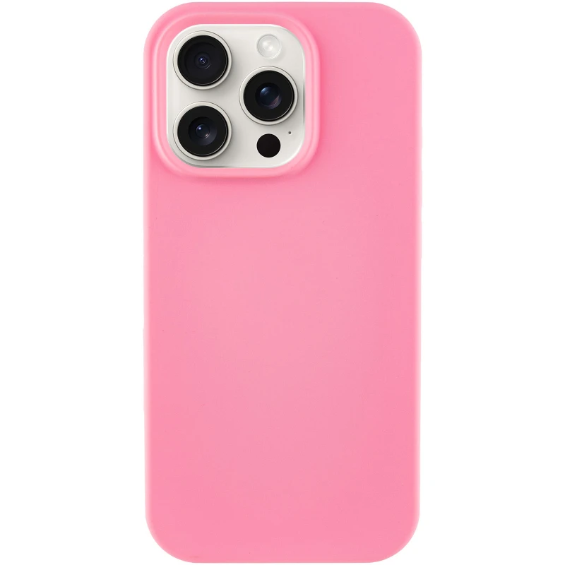 Чохол з закритим низом Silicone Case на Apple iPhone 17 (6.3") – Рожевий / Pink. Фото 1 з 1
