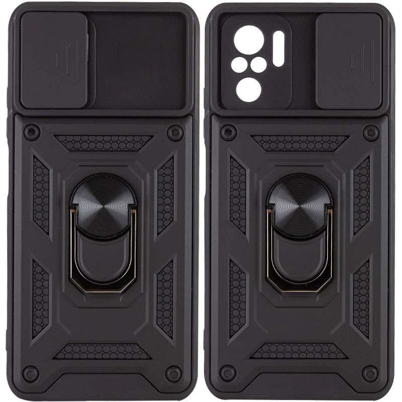 Ударопрочный чехол Serge Ring с защитой камеры для Xiaomi Poco M5s – Черный. Фото 1 из 8