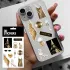 Стікер-набір 3D до 10*15см XXL – Golden Glam (11 pcs). Фото 3 з 3