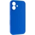 Чехол Silk Full Camera Protective (AA) NO LOGO для Apple iPhone 16 – Синий / Capri Blue. Фото 1 из 8