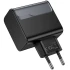 МЗП Hoco CS75A Star Speed PD70W+QC3.0 (1USB-A/2C) – Midnight black. Фото 3 з 6