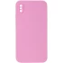 Чехол Silicone Case Square L с защитой камеры для Apple iPhone XS (5.8") – Розовый / Light pink. Фото 1 из 2