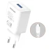 МЗП Amaya M3 2.4A (1USB-A) + кабель USB to MicroUSB – White. Фото 1 з 2