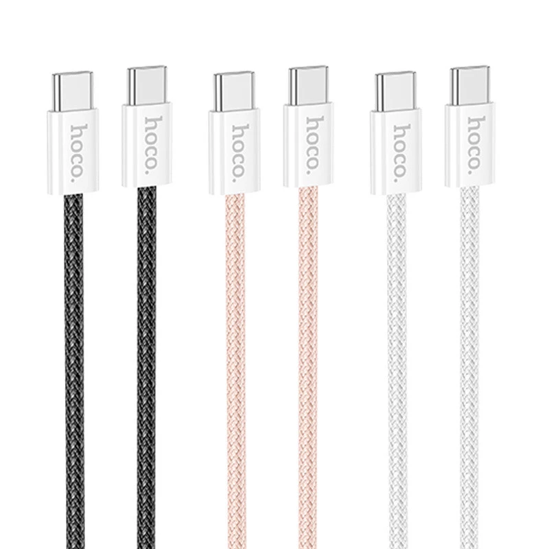 Дата кабель Hoco X104 Source 60W Type-C to Type-C (2m) фото 1 из 2