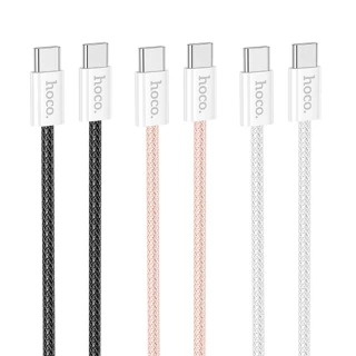 Дата кабель Hoco X104 Source 60W Type-C to Type-C (2m) фото 1 из 2