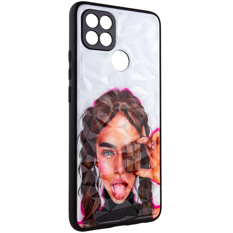 Скляний чохол Prisma Ladies на Oppo A15s / A15 – Chocolate. Фото 2 з 6