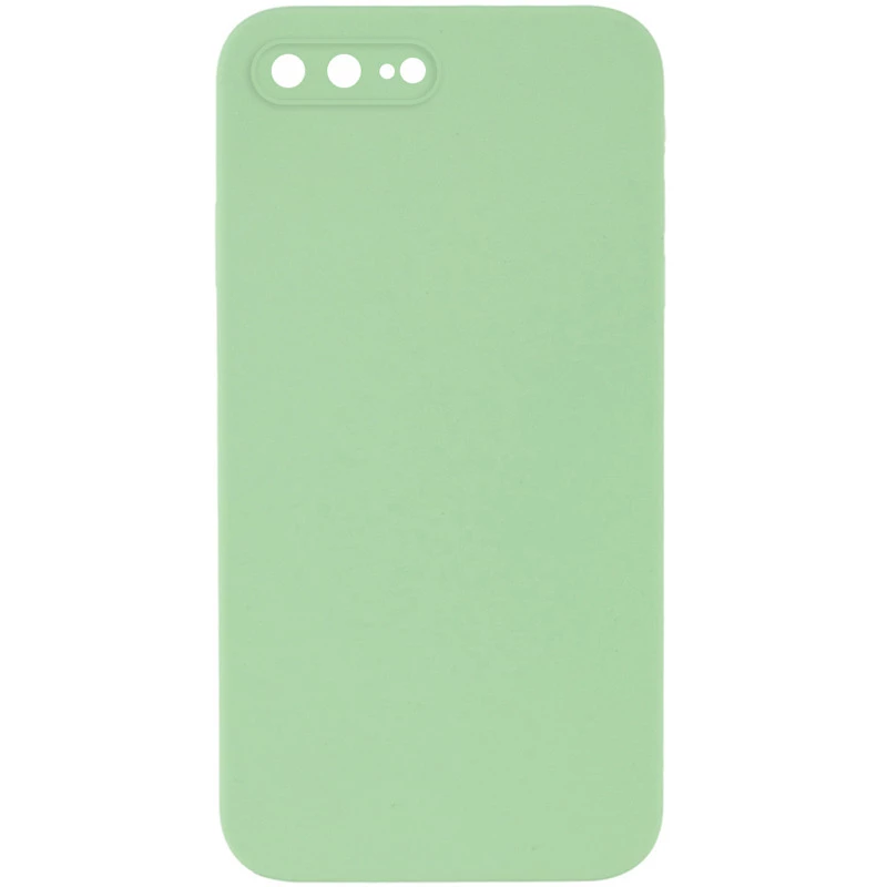 Чохол Silicone Case Square L з захистом камери на Apple iPhone 7 plus / 8 plus – М'ятний / Mint. Фото 1 з 3