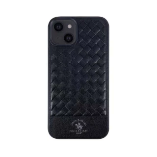 Шкіряний чохол Polo Santa Barbara на Apple iPhone 14 Plus (6.7") — Black