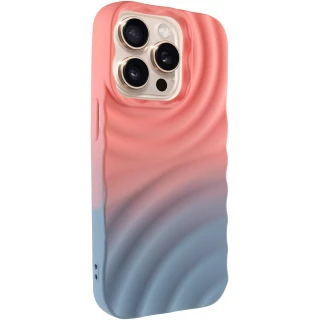 Чехол TPU ColorWave для Apple iPhone 15 Pro (6.1") — Peach / Sky