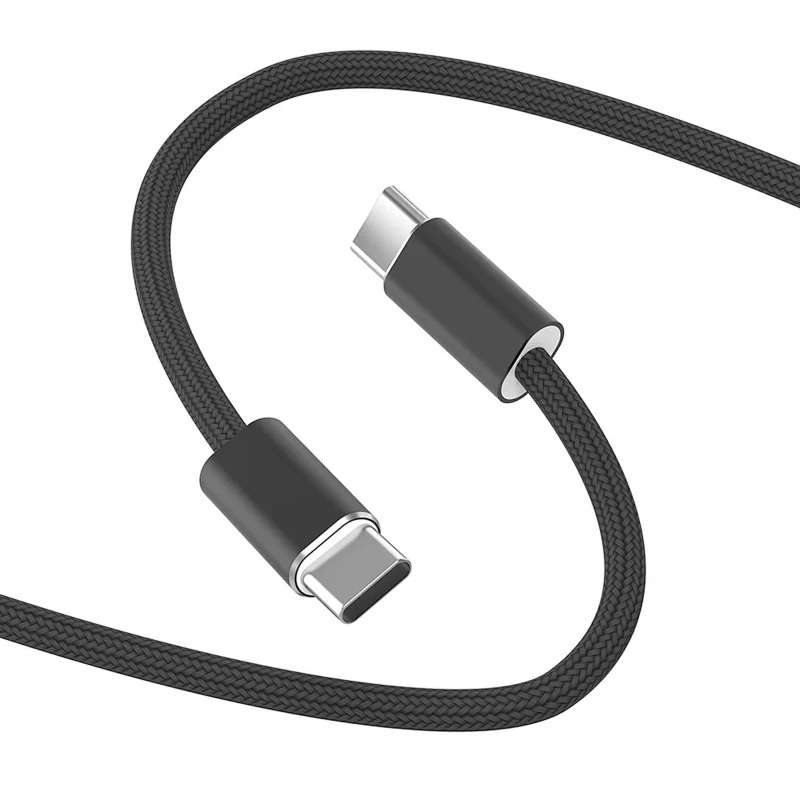 Дата кабель WIWU C101 Essen Type-C to Type-C 240W (1.5m) – Black. Фото 3 из 4