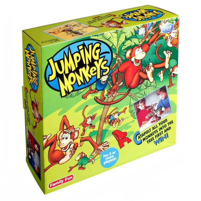 Настільна інтерактивна гра Ummi 707-31 Jumping Monkeys Game – Brown / Green. Фото 2 з 8