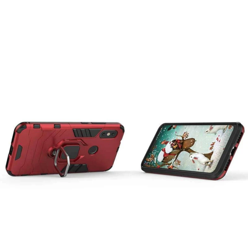 Протиударний чохол Transformer з кільцем на Xiaomi Mi A2 Lite / Xiaomi Redmi 6 Pro фото 8 з 8