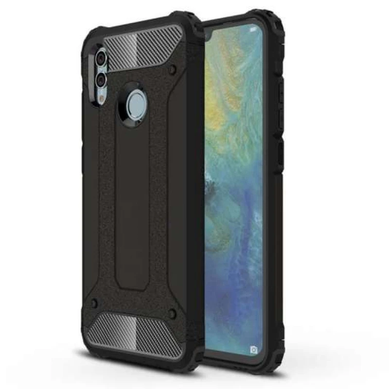 

Противоударный чехол с усиленными углами Immortal для Huawei P Smart (2019) (Черный), Чорний