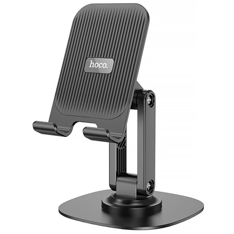 Подставка для телефона Hoco HD6 Winner dual-axis rotating – Black. Фото 1 из 5