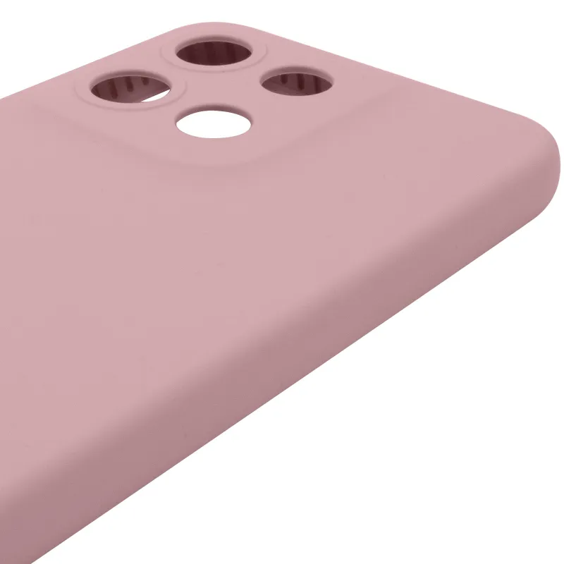 Чехол Silicone Case Lakshmi Premium з закритою камерою на Motorola Moto G15 4G – Розовый / Pink Sand. Фото 7 из 8