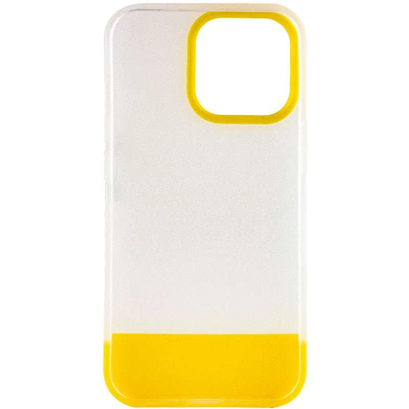 Двухцветный чехол Bichromatic для Apple iPhone 13 Pro (6.1") – Matte / Yellow. Фото 3 из 6