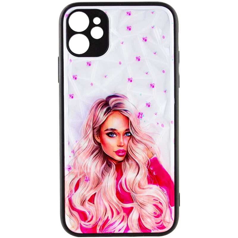 Стеклянный чехол Prisma Ladies на Apple iPhone 11 (6.1") – Pink. Фото 3 из 9