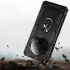 Протиударний чохол Serge Ring з кільцем на Xiaomi Poco C75 – Чорний. Фото 4 з 6