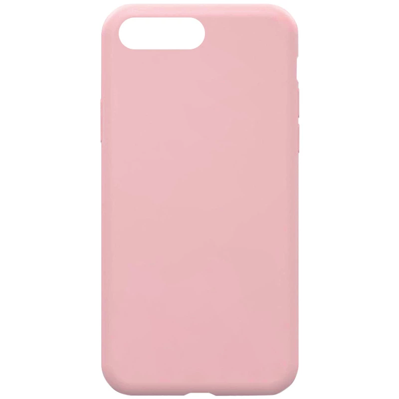 Чохол з закритим низом Silicone Case на Apple iPhone 7 plus / 8 plus – Рожевий / Pink. Фото 1 з 1