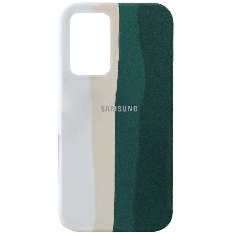 

Чохол Silicone Case Райдуга з закритим низом на Samsung Galaxy A53 5G (Білий / Зелений)