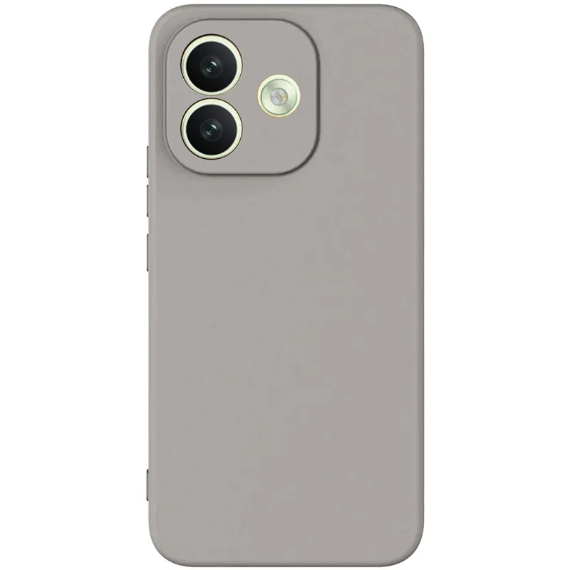 Кольоровий силіконовий чохол GETMAN із закритою камерою для Xiaomi Redmi Note 17 Pro – Сірий / Lavender. Фото 1 з 1