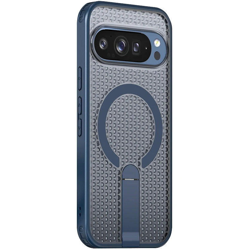 Чехол TPU Breeze with MagSafe stand для Google Pixel 9 Pro – Blue. Фото 3 из 3