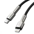 Дата кабель Baseus Cafule Series Metal Type-C to Lightning PD 20W (0.25m) (CATLJK-0) – Black. Фото 2 з 4