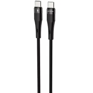 Дата кабель Proove Light Silicone Plus Type-C to Type-C 60W (1m) фото 1 з 2