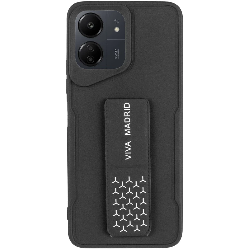 Чехол Вива с ремешком для Xiaomi Redmi 13C – Black. Фото 13 из 15