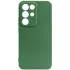 Цветной силиконовый чехол GETMAN с закрытой камерой на Realme C85 Pro – Зеленый / Dark green. Фото 1 из 1