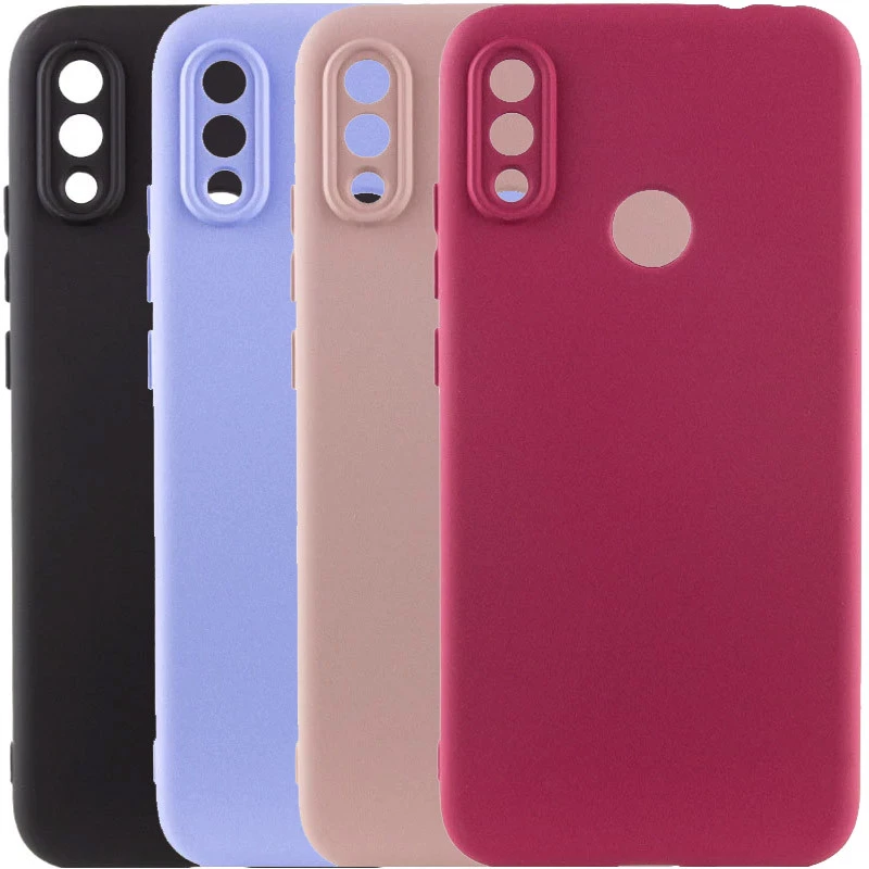 Кольоровий силіконовий чохол GETMAN із закритою камерою для Xiaomi Redmi Note 7 / Note 7 Pro / Note 7s фото 2 з 2